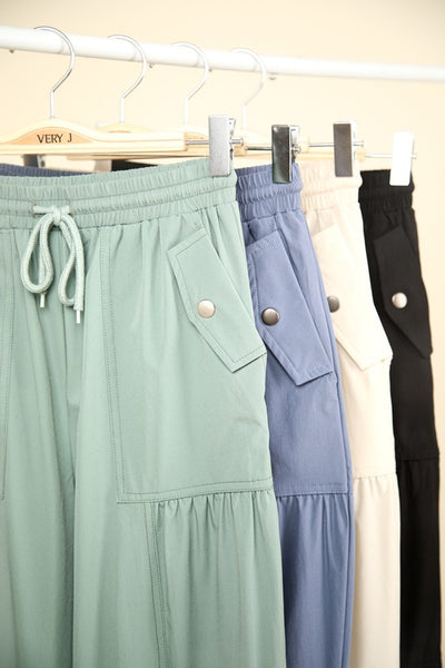 Shirring Active Jogger Pants