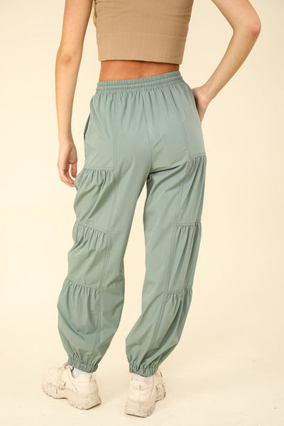 Shirring Active Jogger Pants