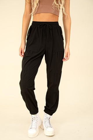 Shirring Active Jogger Pants