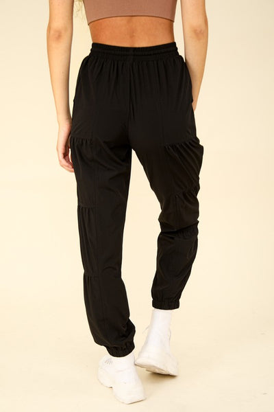 Shirring Active Jogger Pants
