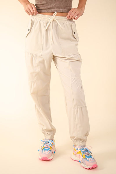 Shirring Active Jogger Pants