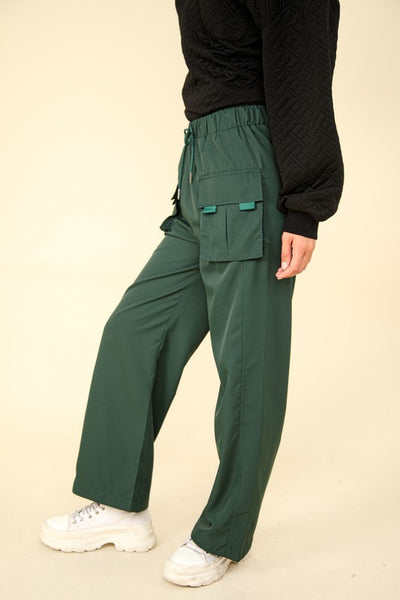 Mesh Pocket Casual Cargo Pants