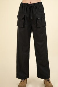 Mesh Pocket Casual Cargo Pants