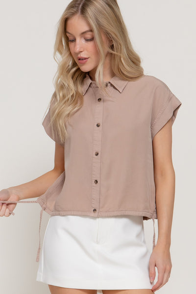 Short Dolman Slv Lyocell Shirt