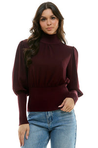 Fine Knit Long Sleeve Sweater