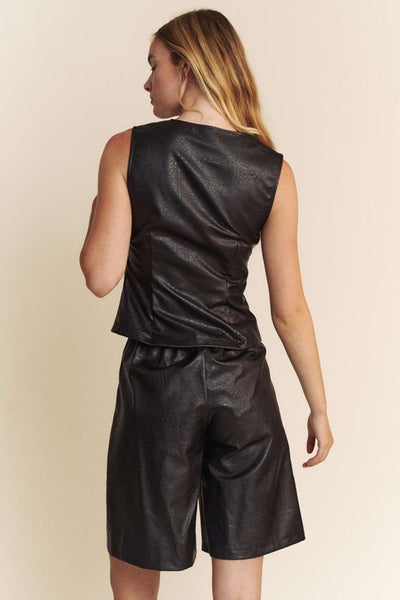 Pu Leather Vest