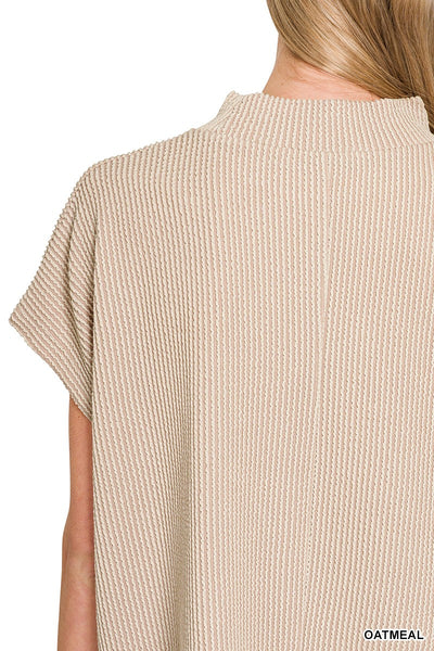 Ribbed Short Sleeve Tee & Pants Set