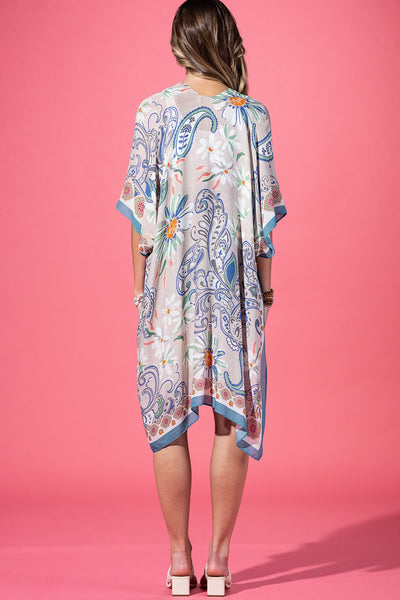 Grand Paisley Summer Kimono