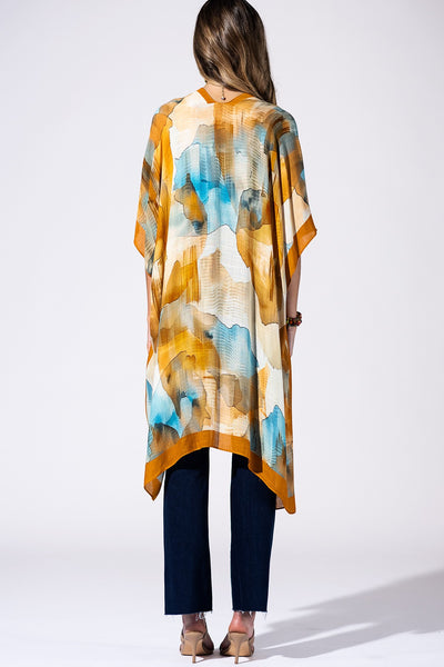 Terracotta Mirage Summer Kimono