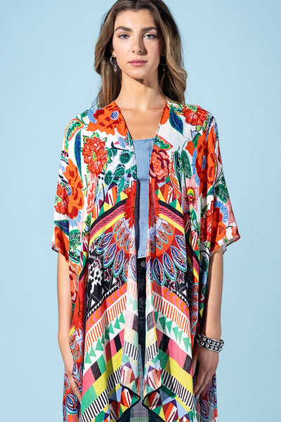 Prism Garden Summer Kimono