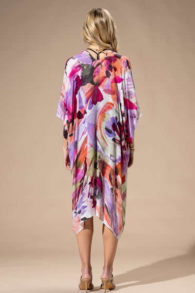 Watercolor Multi Summer Kimono