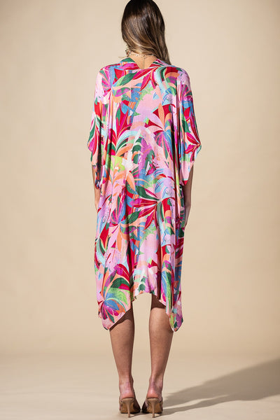 Lush Botanical Summer Kimono