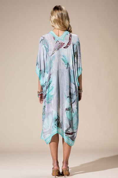 Aqua Multi Summer Kimono