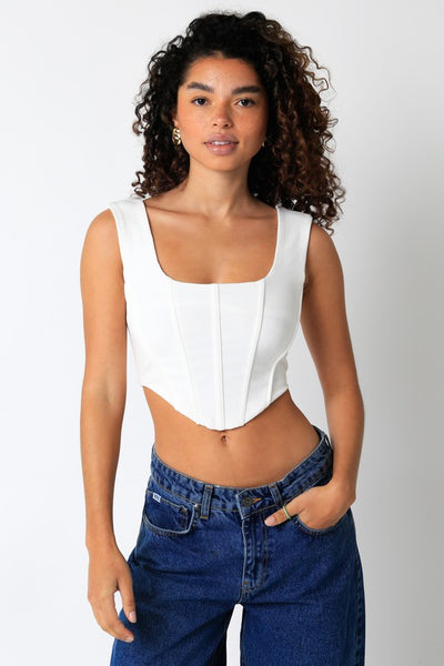 Emmie Woven Bustier