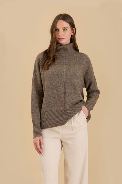 Turtle Neck Heavy Knit Sweater