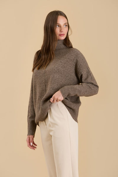 Turtle Neck Heavy Knit Sweater