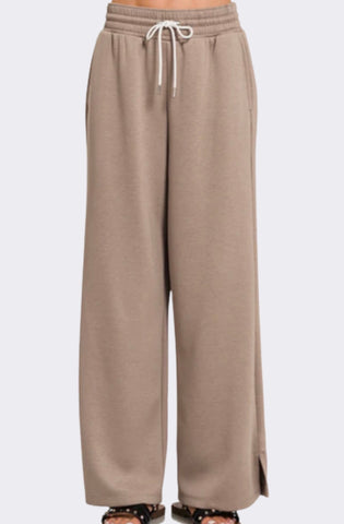 Modal Mix Scuba Drawstring Pants