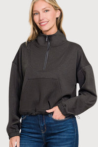 Scuba Half Zip Pullover Sweatshirt