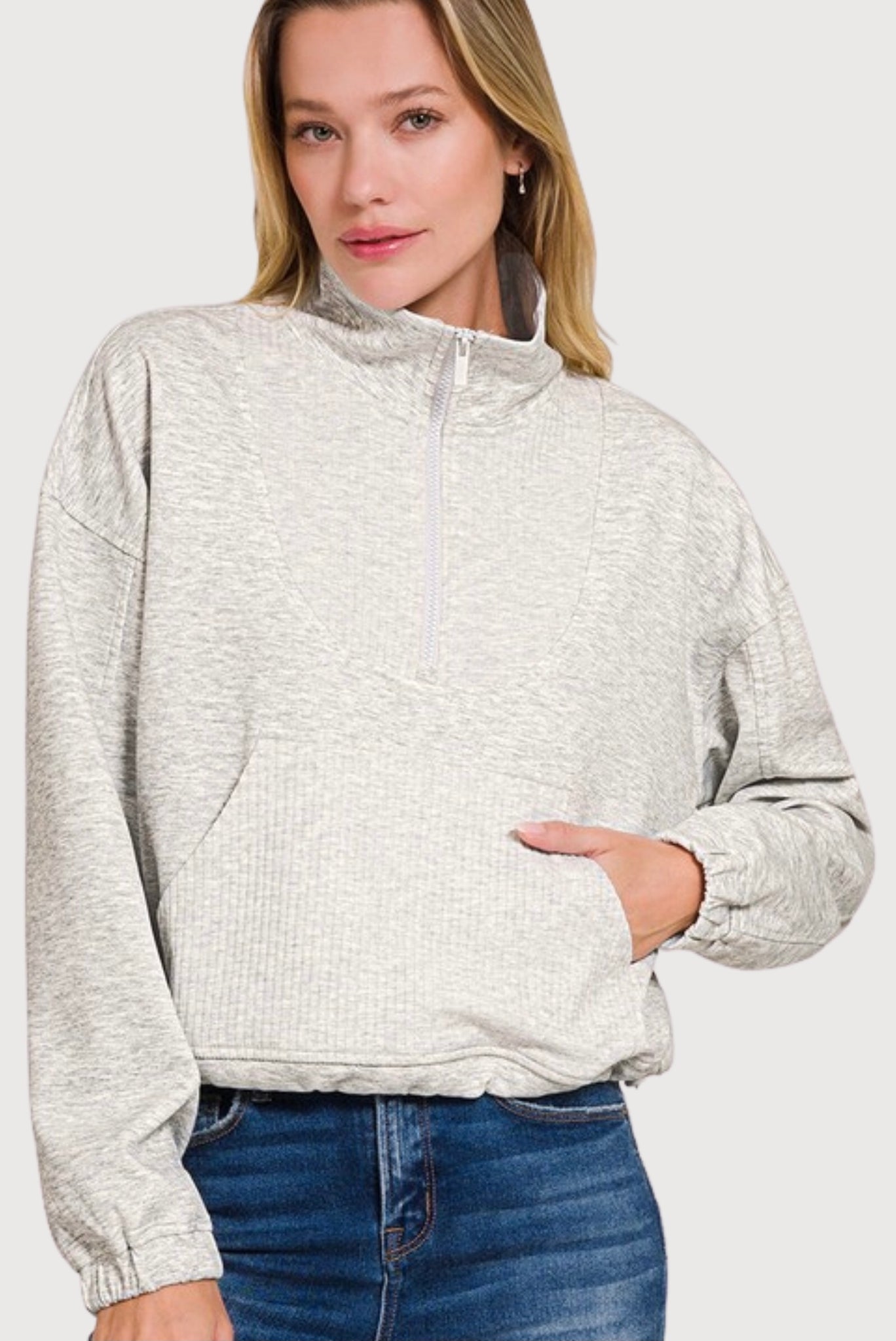 Scuba Half Zip Pullover Sweatshirt