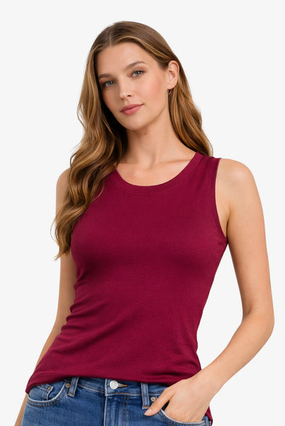 Soft & Seamless Round Neck Tank Top