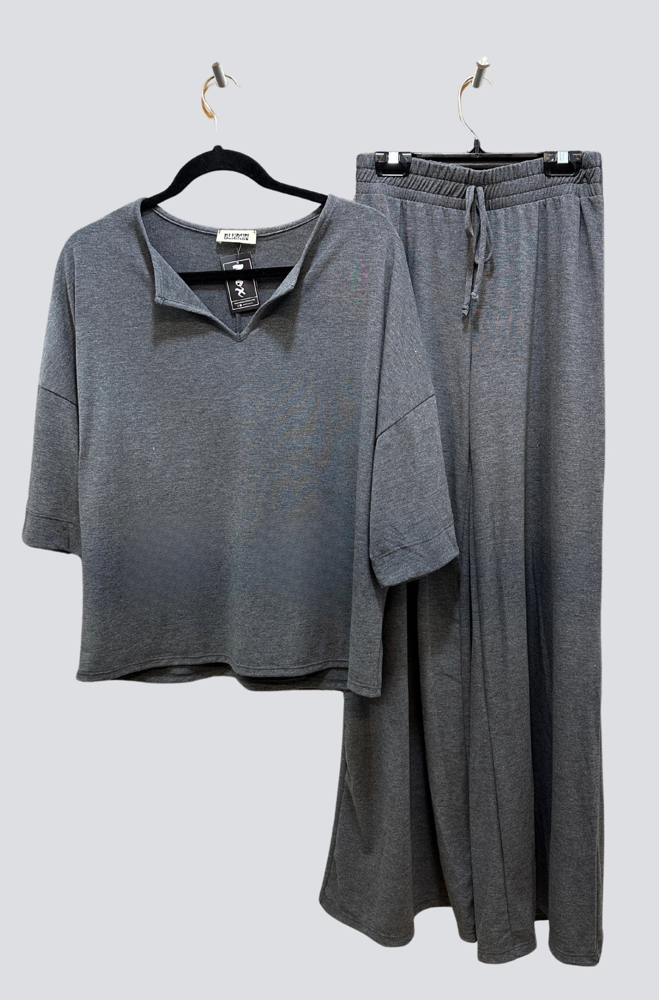 Super Soft Relaxed Fit 3/4 Sleeve Top + Pants Set