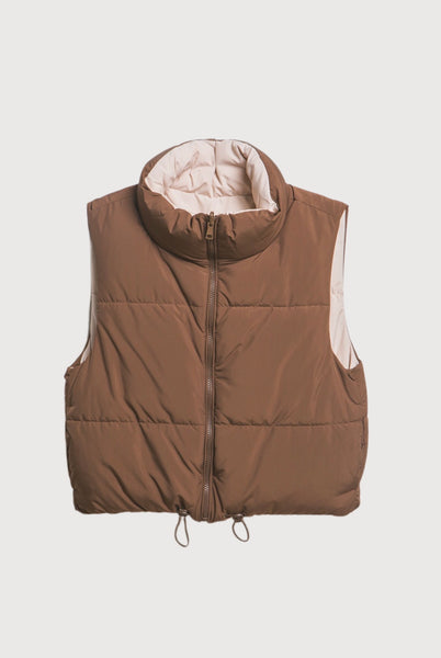Puffer Solid Reversible Vest
