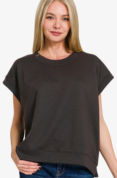 Super Soft Scuba Short Sleeve Sweatshirt