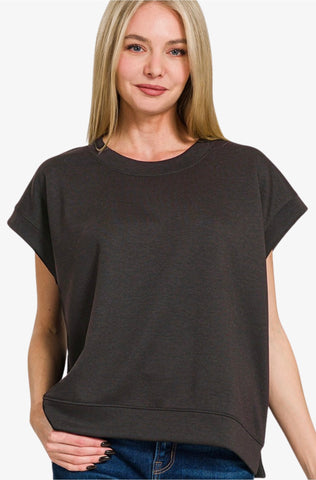 Super Soft Scuba Short Sleeve Sweatshirt