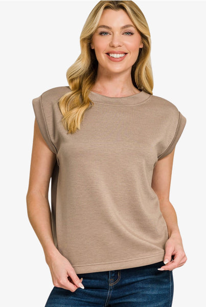 Super Soft Scuba Sleeveless Top