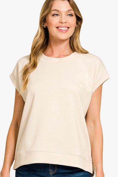 Super Soft Scuba Short Sleeve Sweatshirt