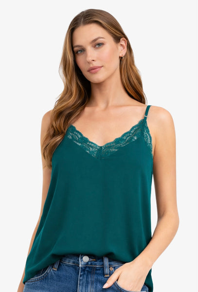 Cami With Lace Trim