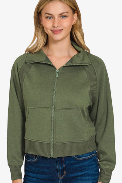 Super Soft Scuba Full Zip Jacket