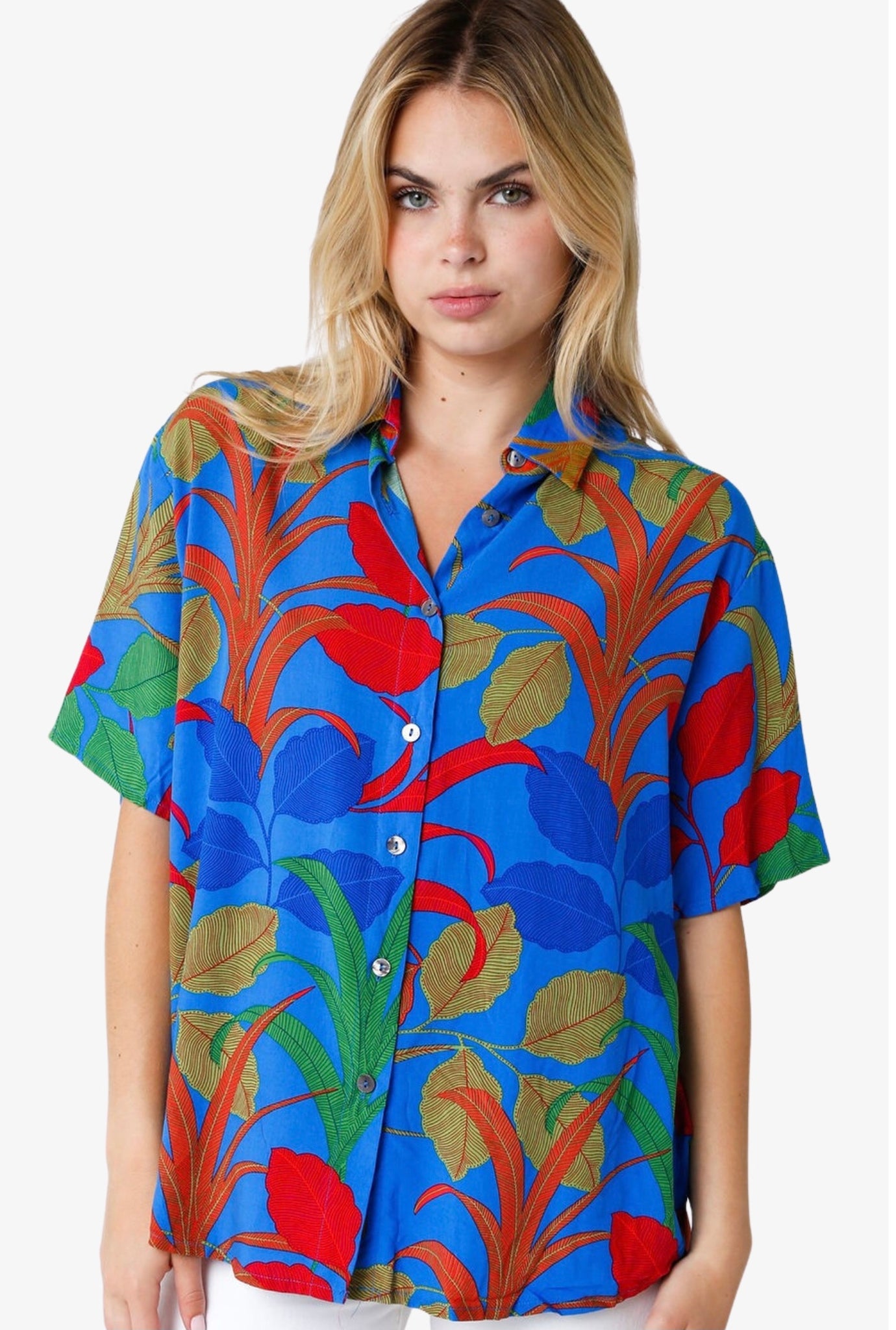 Faye Summer Shirt Button Down And Relax Fit