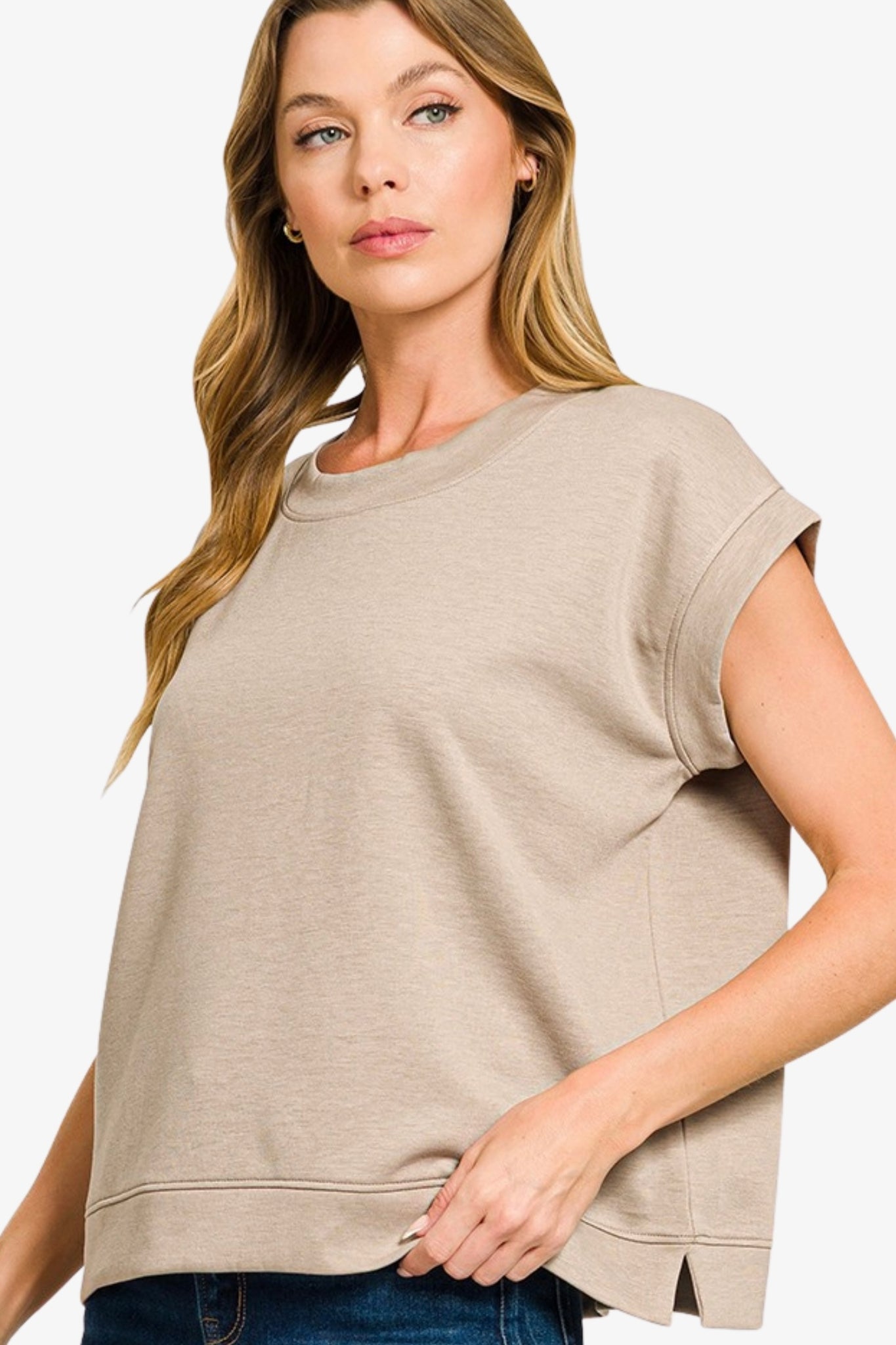 Super Soft Scuba Short Sleeve Sweatshirt