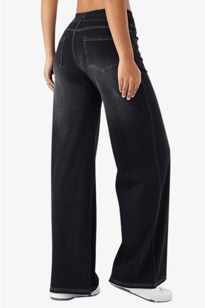 Ultra soft light weight flare Wideleg Jeans