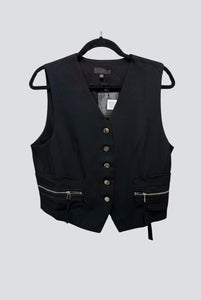 Gold Button Up Vest