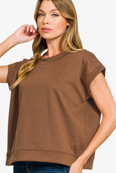 Super Soft Scuba Short Sleeve Sweatshirt