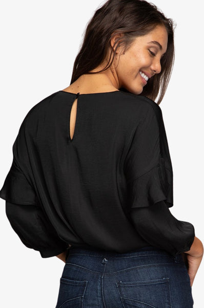Flowy Blouse With Ruffle Detail