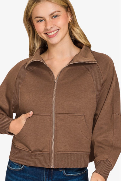 Super Soft Scuba Full Zip Jacket