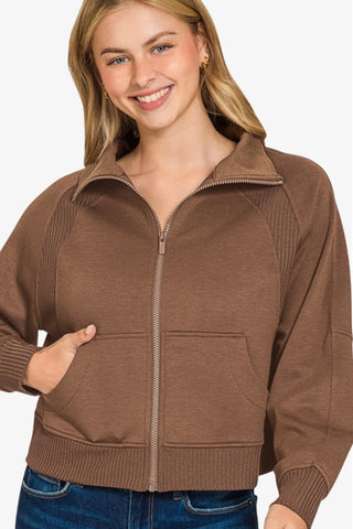 Super Soft Scuba Full Zip Jacket