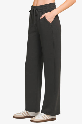 Super Soft Scuba Straight Drawstring Pants