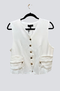 Gold Button Up Vest