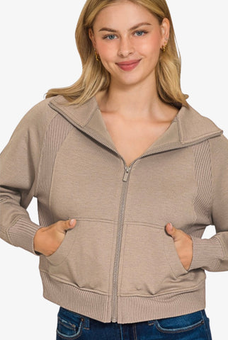 Super Soft Scuba Full Zip Jacket