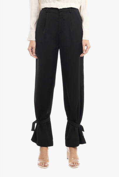 Tie Ankle Trouser Pants