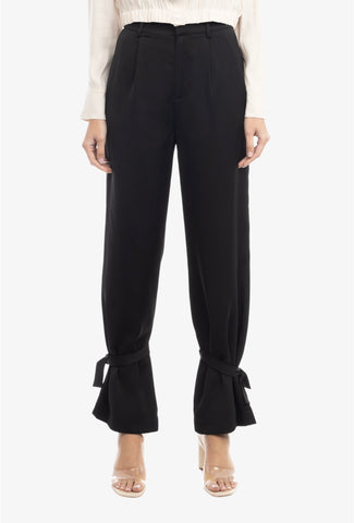 Tie Ankle Trouser Pants