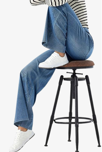 Ultra Soft Tencel Denim Pull On Wideleg Jeans