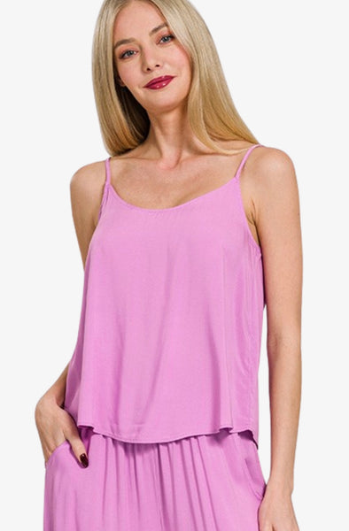 Rayon Elastic Waist Pants