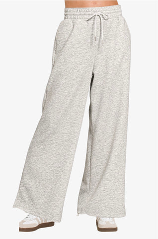 Super Soft Scuba Drawstring Wideleg Pants