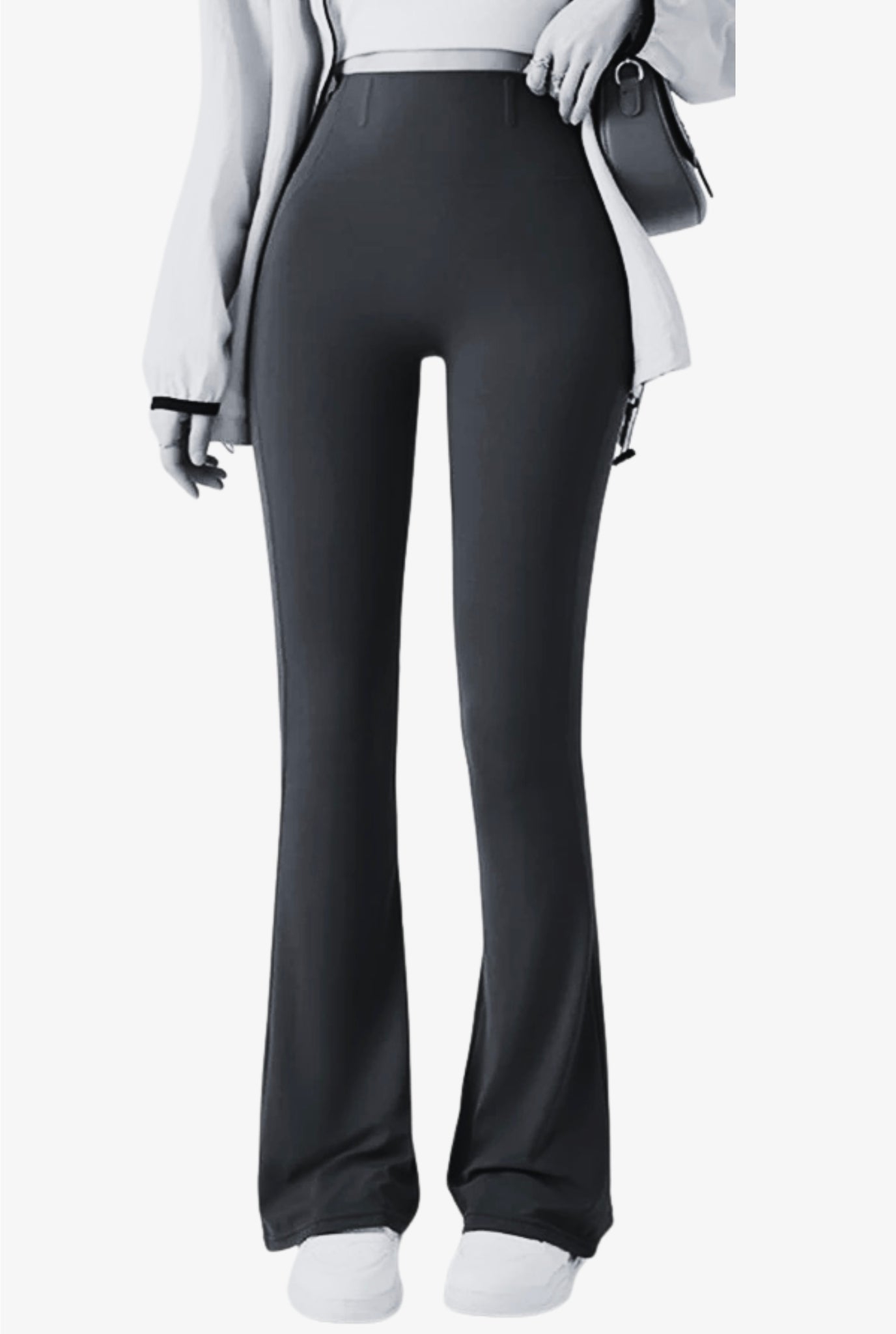 Super Stretch Fleece Faja Butt Lifting Flare Pants