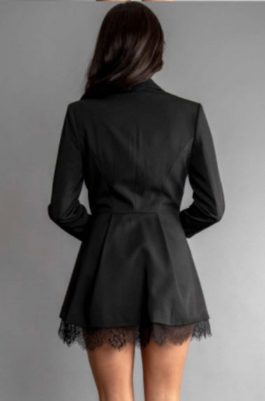 Rhinestone Blazer Dress